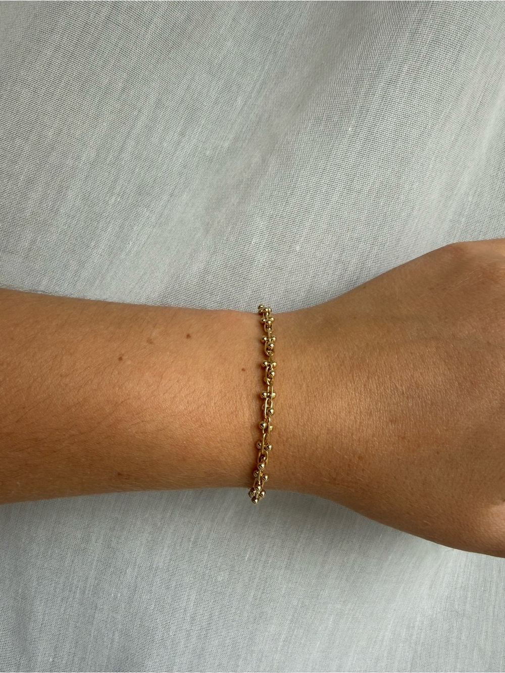 Delicate Gold Chain Bracelet